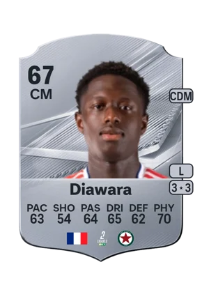Diawara - 67 - Rare EA FC 27 card