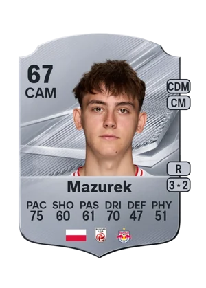 Mazurek - 67 - Rare EA FC 27 card