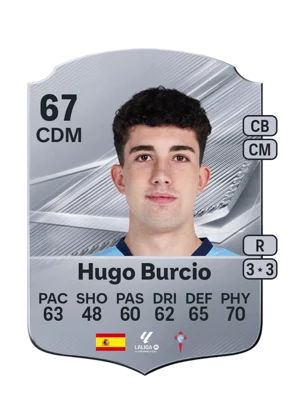 Hugo Burcio - 67 - Rare EA FC 27 card