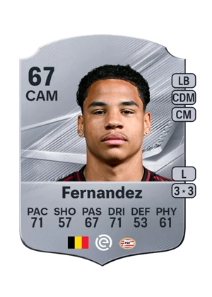 Fernandez - 67 - Rare EA FC 27 card