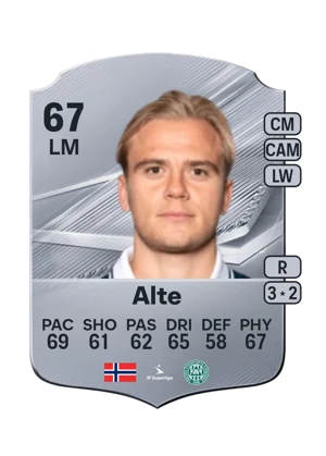 Alte - 67 - Rare EA FC 27 card