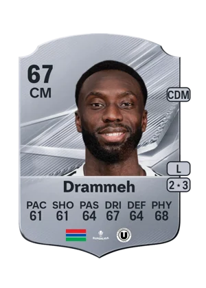 Drammeh - 67 - Rare EA FC 27 card