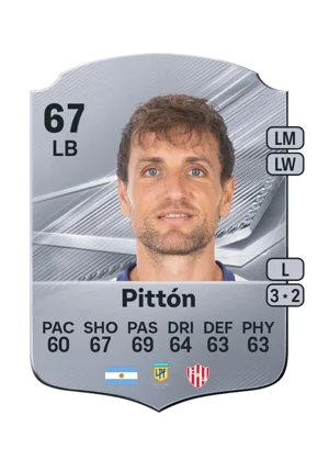 Pittón - 67 - Rare EA FC 27 card