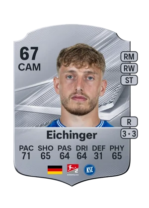 Eichinger - 67 - Rare EA FC 27 card