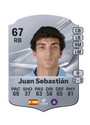 Juan Sebastián - 67 - Rare EA FC 27 card