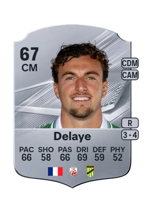 Delaye - 67 - Rare EA FC 27 card