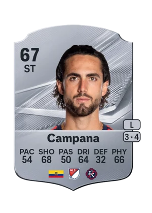 Campana - 67 - Rare EA FC 27 card
