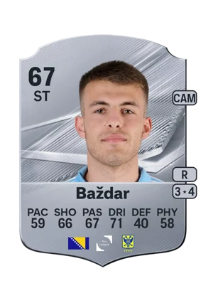 Baždar - 67 - Rare EA FC 27 card