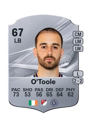 O'Toole - 67 - Rare EA FC 27 card