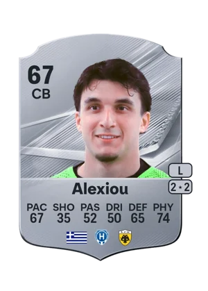 Alexiou - 67 - Rare EA FC 27 card