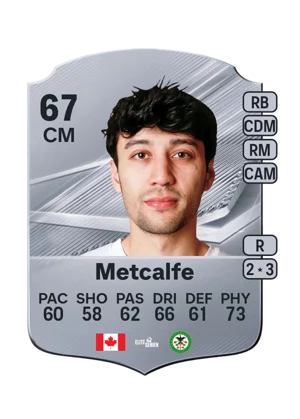 Metcalfe - 67 - Rare EA FC 27 card