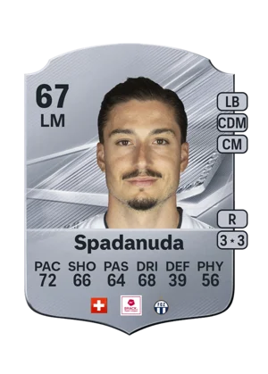 Spadanuda - 67 - Rare EA FC 27 card