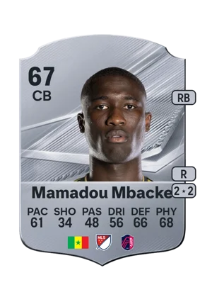 Mamadou Mbacke - 67 - Rare EA FC 27 card