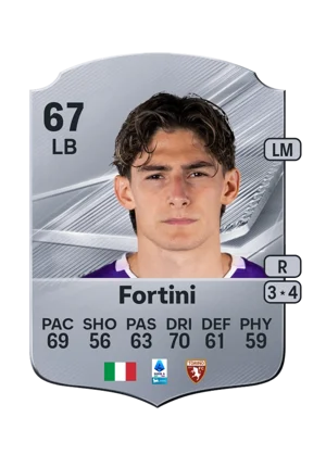 Fortini - 67 - Rare EA FC 27 card