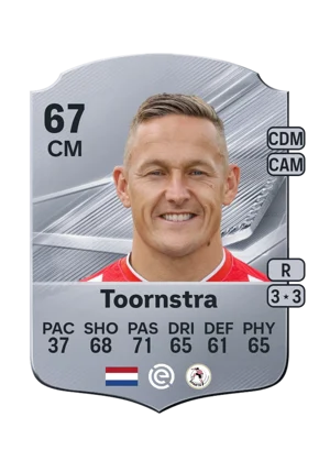 Toornstra - 67 - Rare EA FC 27 card