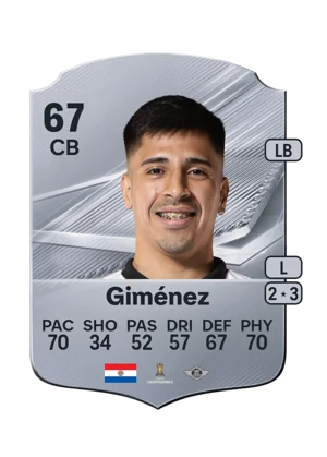 Giménez - 67 - Rare EA FC 27 card