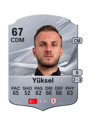 Yüksel - 67 - Rare EA FC 27 card