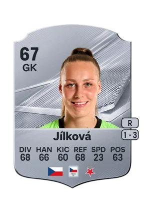 Jílková - 67 - Rare EA FC 27 card