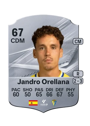 Jandro Orellana - 67 - Rare EA FC 27 card