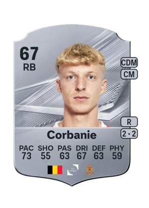 Corbanie - 67 - Rare EA FC 27 card