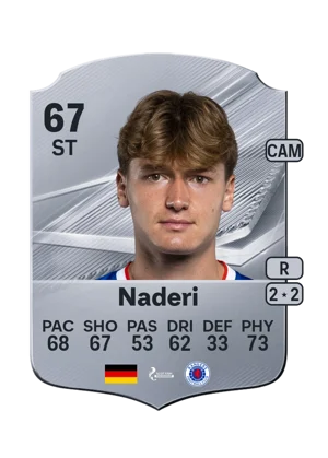 Naderi - 67 - Rare EA FC 27 card