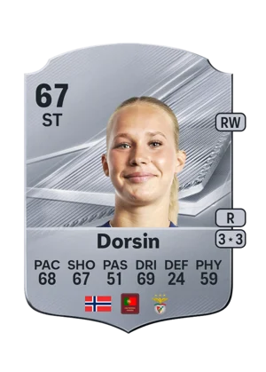 Dorsin - 67 - Rare EA FC 27 card
