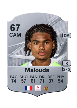 Malouda - 67 - Rare EA FC 27 card