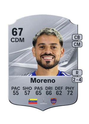 Moreno - 67 - Rare EA FC 27 card