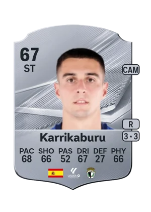 Karrikaburu - 67 - Rare EA FC 27 card