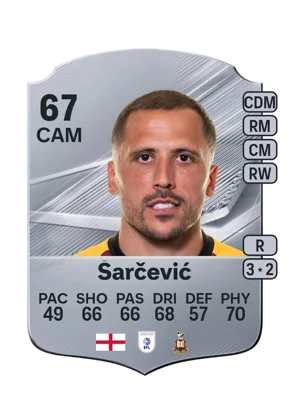 Šarčević - 67 - Rare EA FC 27 card