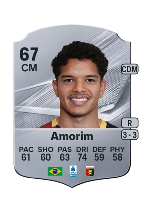 Amorim - 67 - Rare EA FC 27 card