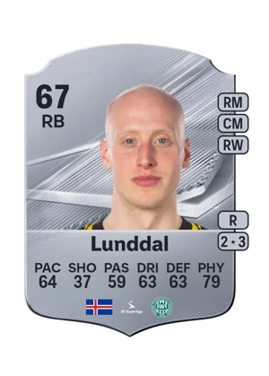 Lunddal - 67 - Rare EA FC 27 card