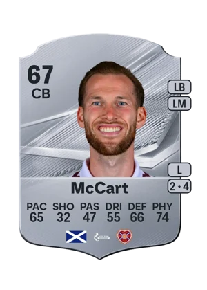 McCart - 67 - Rare EA FC 27 card