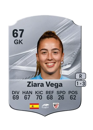 Ziara Vega - 67 - Rare EA FC 27 card