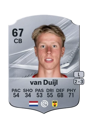 van Duijl - 67 - Rare EA FC 27 card