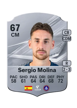 Sergio Molina - 67 - Rare EA FC 27 card