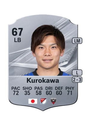 Kurokawa - 67 - Rare EA FC 27 card