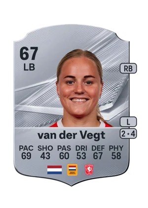 van der Vegt - 67 - Rare EA FC 27 card