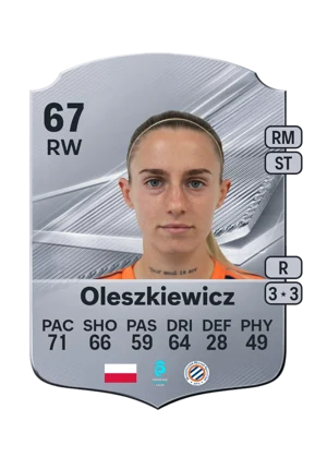 Oleszkiewicz - 67 - Rare EA FC 27 card