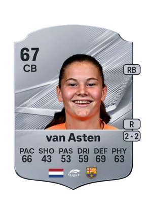 van Asten - 67 - Rare EA FC 27 card