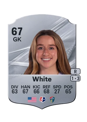White - 67 - Rare EA FC 27 card