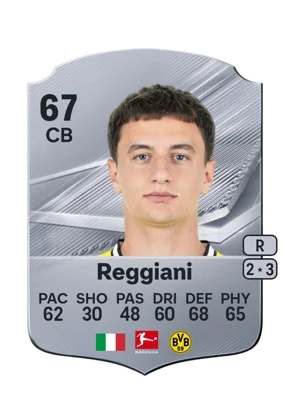 Reggiani - 67 - Rare EA FC 27 card