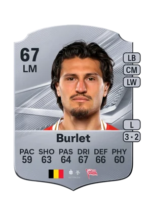 Burlet - 67 - Rare EA FC 27 card