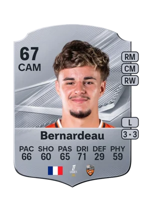 Bernardeau - 67 - Rare EA FC 27 card