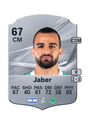 Jaber - 67 - Rare EA FC 27 card