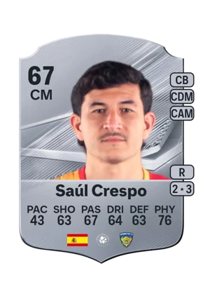 Saúl Crespo - 67 - Rare EA FC 27 card