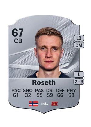 Roseth - 67 - Rare EA FC 27 card