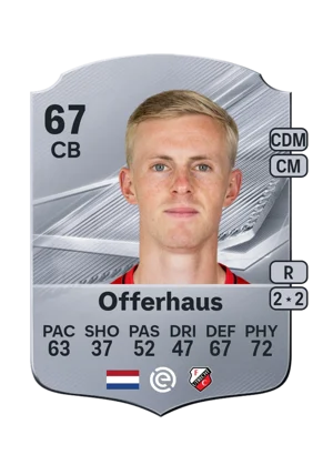 Offerhaus - 67 - Rare EA FC 27 card