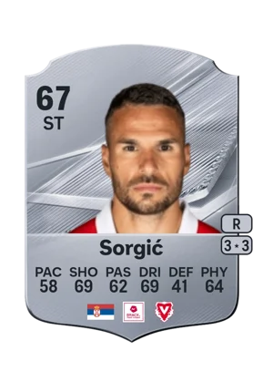 Sorgić - 67 - Rare EA FC 27 card