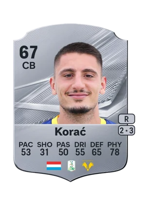 Korać - 67 - Rare EA FC 27 card